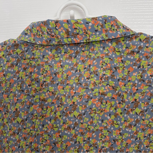 PRANA cropped floral button up size Large - Picture 4 of 5